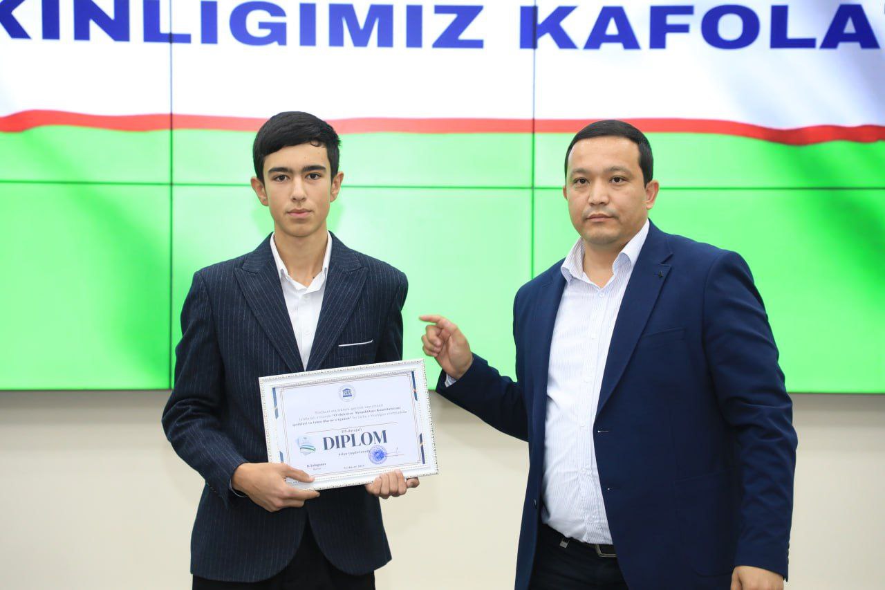 "Konstitutsiya-huquq va erkinligimiz kafolati" mavzusida tadbir boʻlib oʻtdi